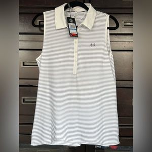 Under Armour sleeveless heat gear top. XL